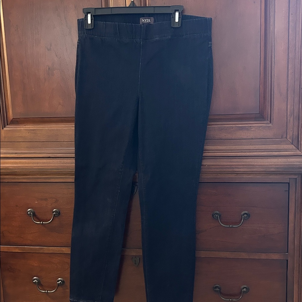 NYDJ Dark Blue Denim Slim Pull Up Leggings/ Size 6